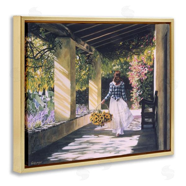 Stupell Industries Heide Presse | Girl With Sunflower Basket