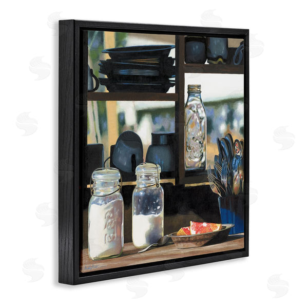 Stupell Industries Heide Presse | Realistic Kitchen Shelf Painting