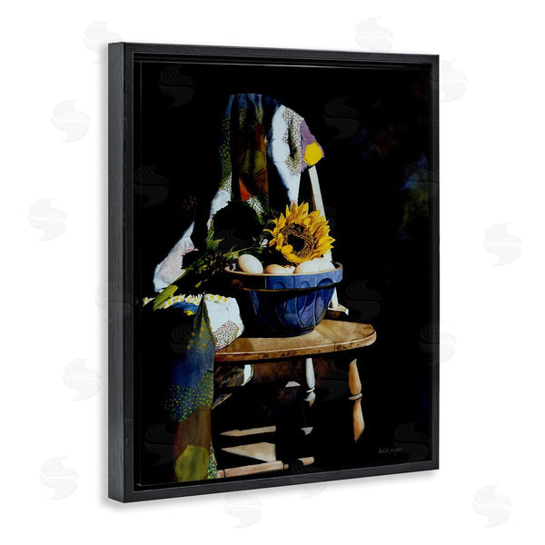 Stupell Industries Heide Presse | Sunflower Chair Dark Still Life