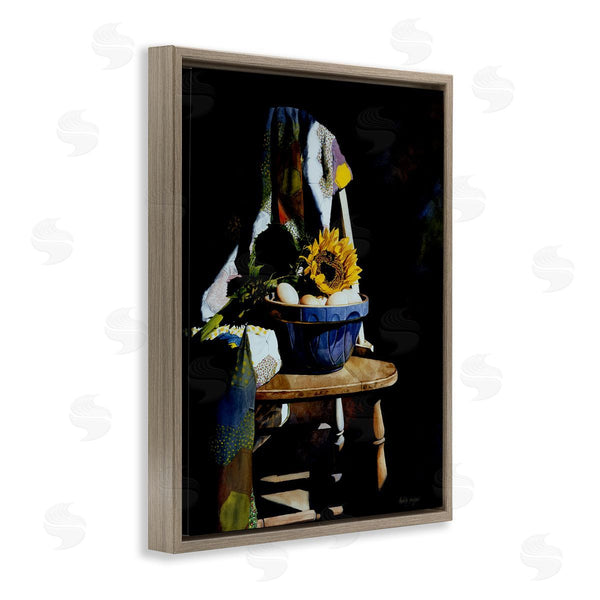 Stupell Industries Heide Presse | Sunflower Chair Dark Still Life
