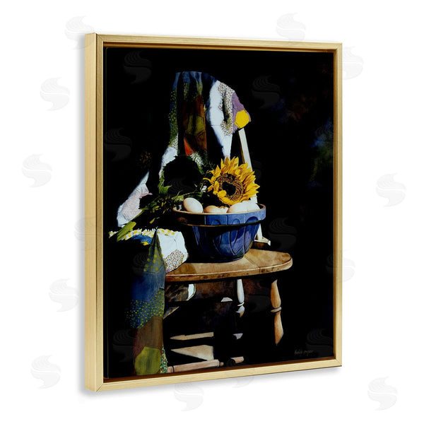 Stupell Industries Heide Presse | Sunflower Chair Dark Still Life
