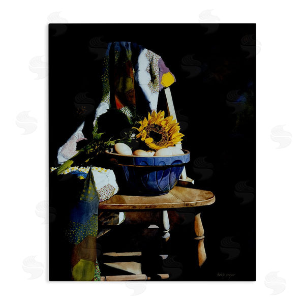 stupell industries Heide Presse | Sunflower Chair Dark Still Life