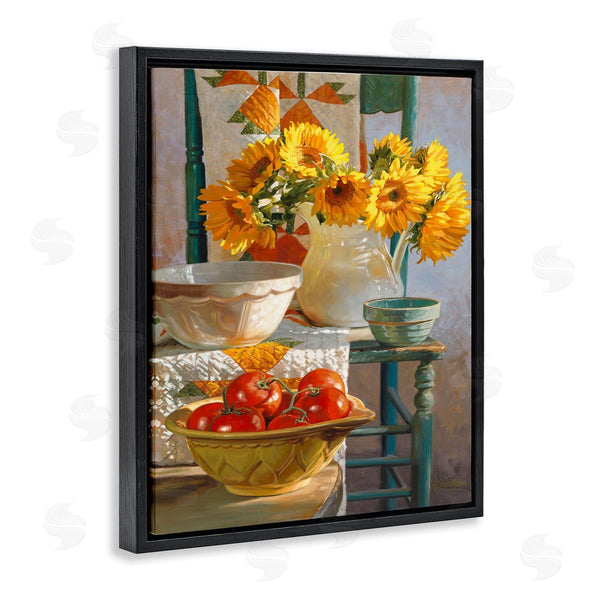 Stupell Industries Heide Presse | Sunflower Country Chair Still Life