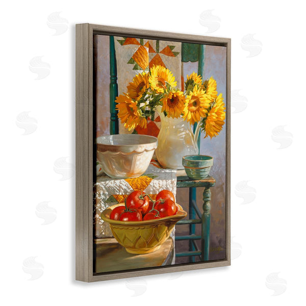Stupell Industries Heide Presse | Sunflower Country Chair Still Life