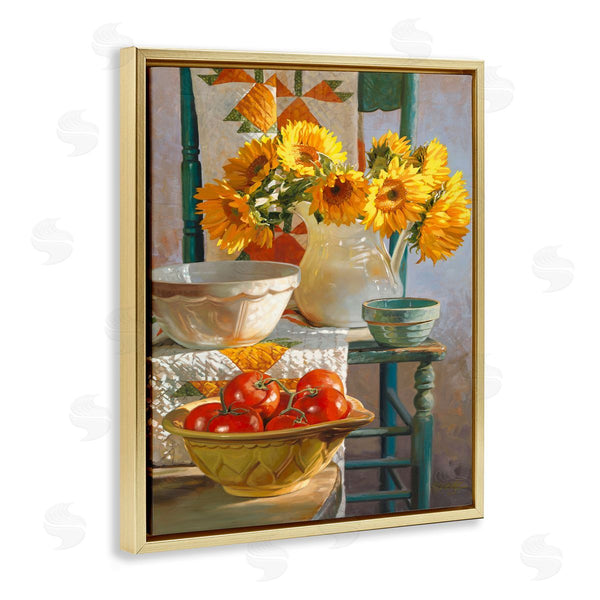 Stupell Industries Heide Presse | Sunflower Country Chair Still Life