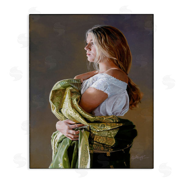 stupell industries Heide Presse | Woman with Intricate Cloth