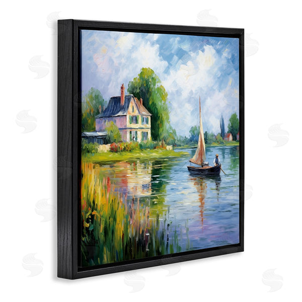 Stupell Industries Heidi Kuntz | Boat Drifting Near Shore Wall Art