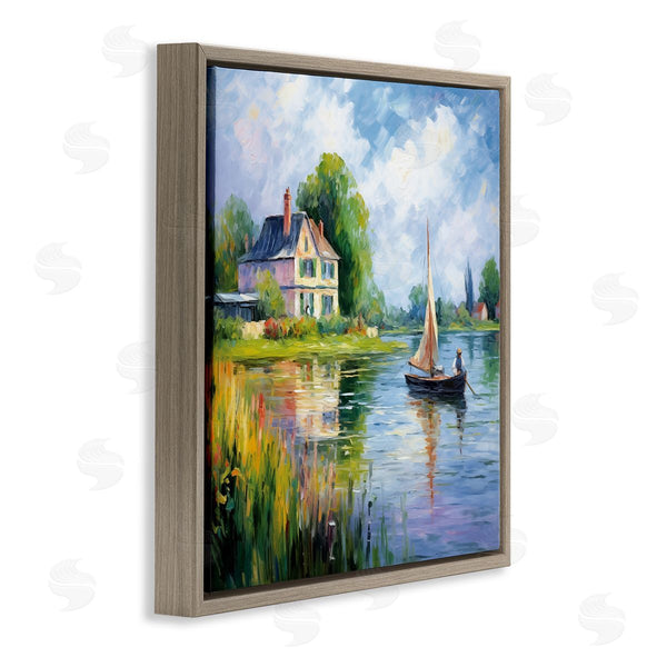 Stupell Industries Heidi Kuntz | Boat Drifting Near Shore Wall Art