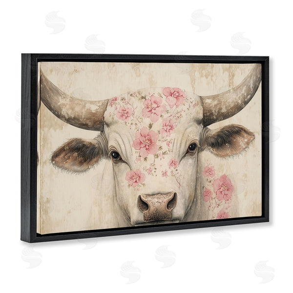 Stupell Industries Heidi Kuntz | Cattle With Cherry Blossom Pattern