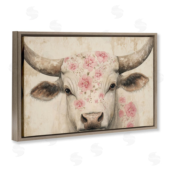 Stupell Industries Heidi Kuntz | Cattle With Cherry Blossom Pattern