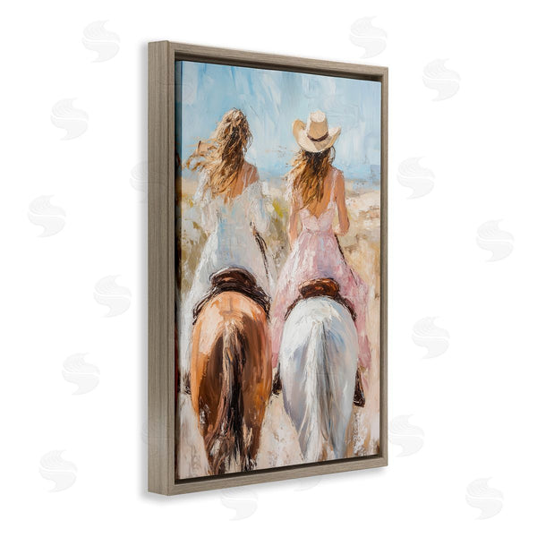 Stupell Industries Heidi Kuntz | Cowgirl Friends & Horses