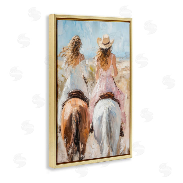 Stupell Industries Heidi Kuntz | Cowgirl Friends & Horses