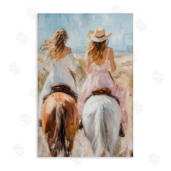 stupell industries Heidi Kuntz | Cowgirl Friends & Horses