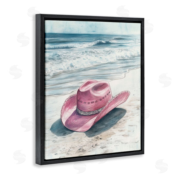 Stupell Industries Heidi Kuntz | Cowgirl Hat On Beach