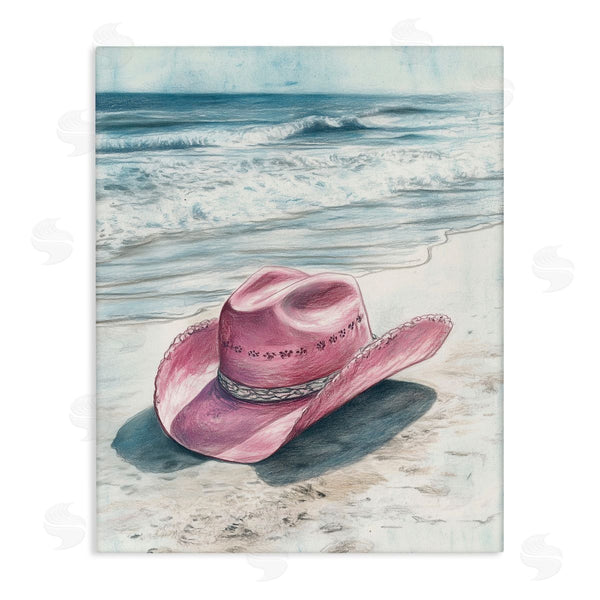stupell industries Heidi Kuntz | Cowgirl Hat on Beach
