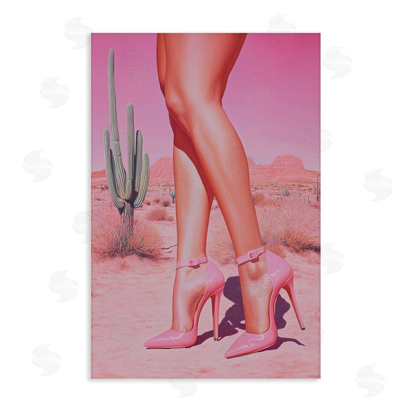 stupell industries Heidi Kuntz | Desert Heels Cowgirl Wall Art