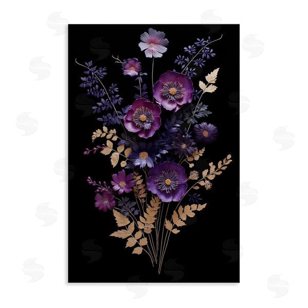 stupell industries Heidi Kuntz | Dimensional Purple Flowers