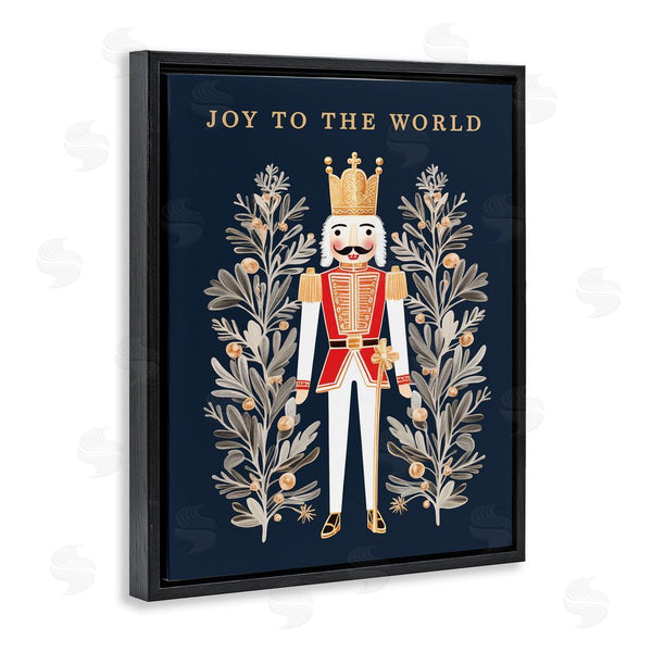 Stupell Industries Heidi Kuntz | Joy To World Happy Nutcracker Wall Art