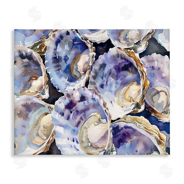 stupell industries Heidi Kuntz | Maritime Clams & Oysters