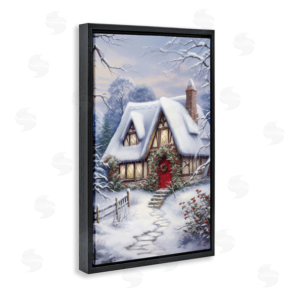 Stupell Industries Heidi Kuntz | Niveous Winter Cottage