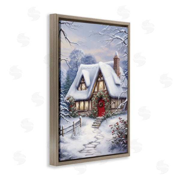 Stupell Industries Heidi Kuntz | Niveous Winter Cottage