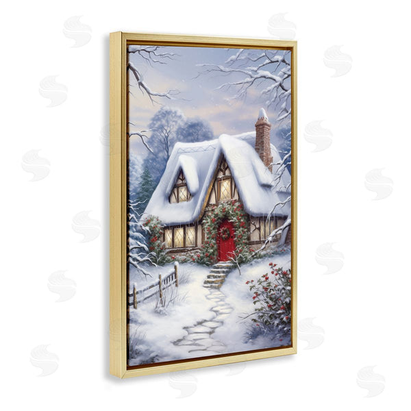 Stupell Industries Heidi Kuntz | Niveous Winter Cottage