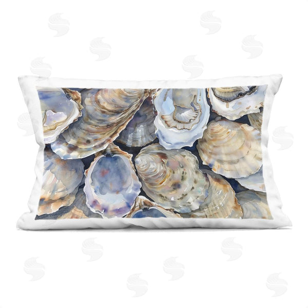 stupell industries Heidi Kuntz | Oyster Shellabration Pile Throw Pillow