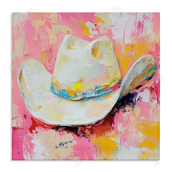 stupell industries Heidi Kuntz | Painterly Brushed Cowgirl Hat