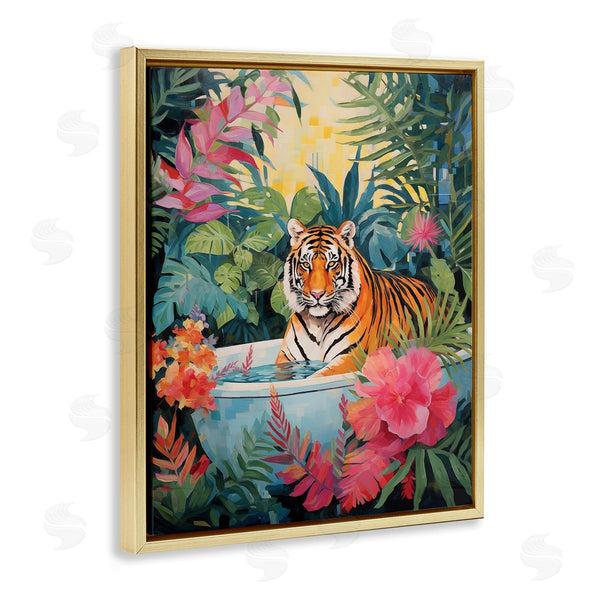 Stupell Industries Heidi Kuntz | Tiger In Luxurious Bath