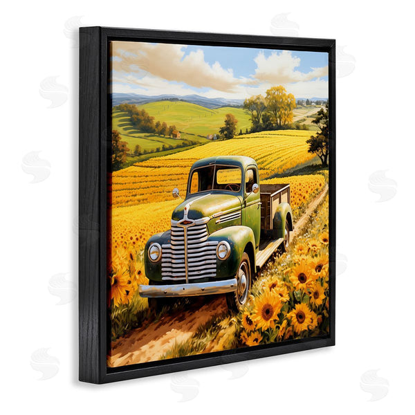 Stupell Industries Heidi Kuntz | Truck Through Sunflower Field