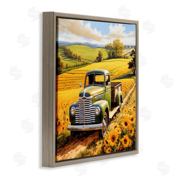 Stupell Industries Heidi Kuntz | Truck Through Sunflower Field