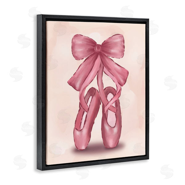 Stupell Industries Hey Bre Creative Studio | Ballet Slippers Bow Wall Art
