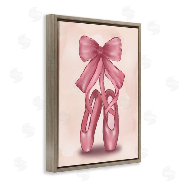 Stupell Industries Hey Bre Creative Studio | Ballet Slippers Bow Wall Art