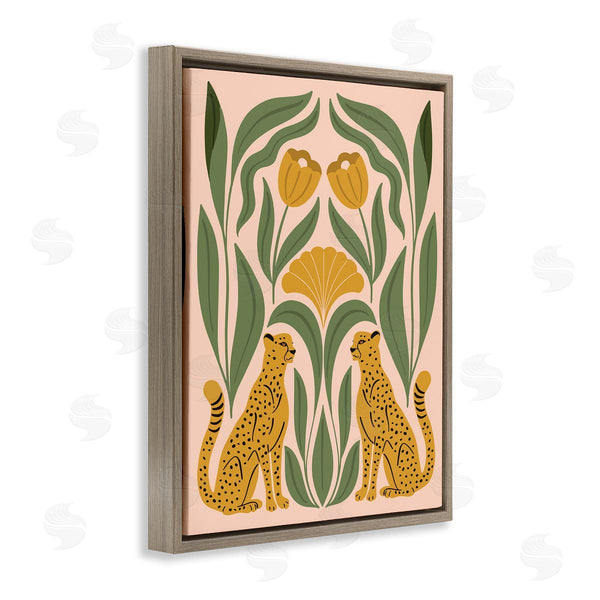 Stupell Industries Hey Bre Creative Studio | Boho Chic Mirrored Leopards Wall Art
