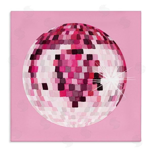 stupell industries Hey Bre Creative Studio | Dazzling Pink Disco Ball