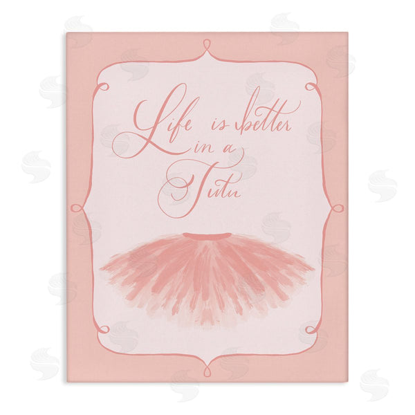 stupell industries Hey Bre Creative Studio | Life's Better in Tutu Wall Art
