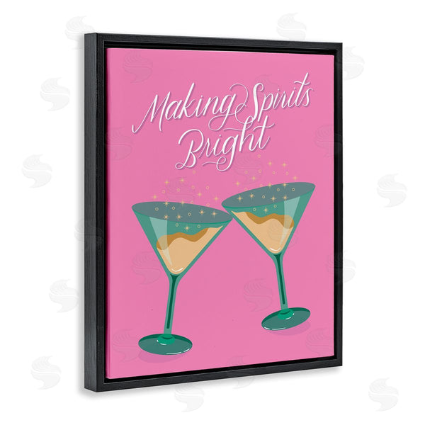 Stupell Industries Hey Bre Creative Studio | Making Spirits Bright Cocktails