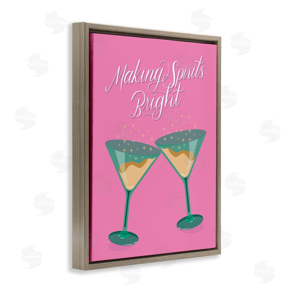 Stupell Industries Hey Bre Creative Studio | Making Spirits Bright Cocktails
