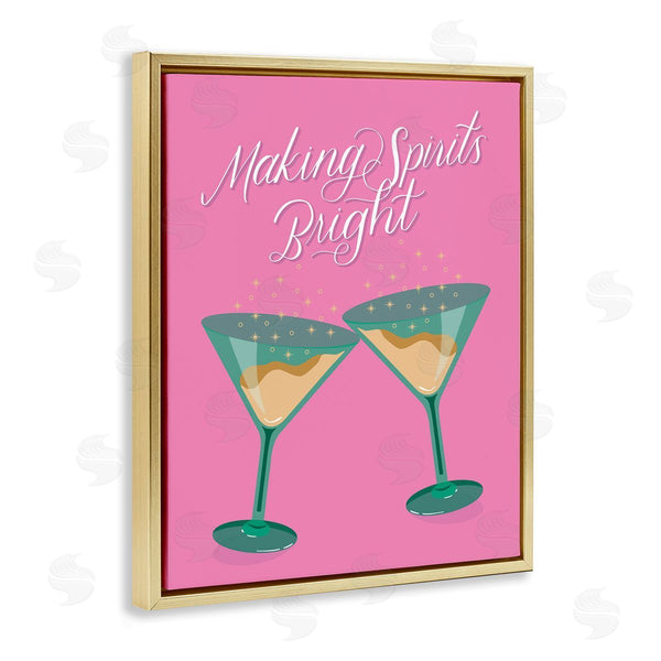 Stupell Industries Hey Bre Creative Studio | Making Spirits Bright Cocktails