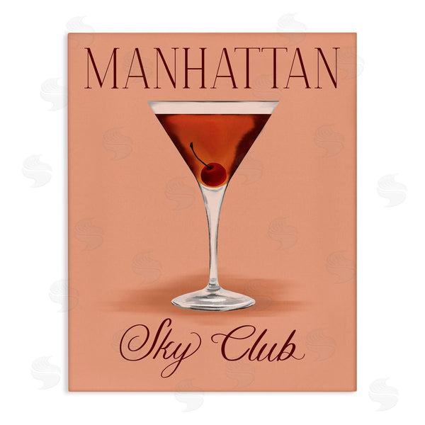 stupell industries Hey Bre Creative Studio | Manhattan Sky Club Drink