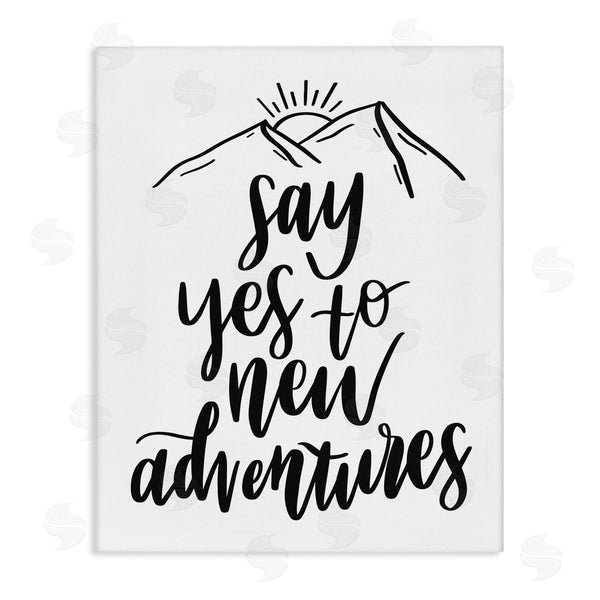 stupell industries Hey Bre Creative Studio | New Adventures Assertive Exploration Motivational Phrase Wall Art