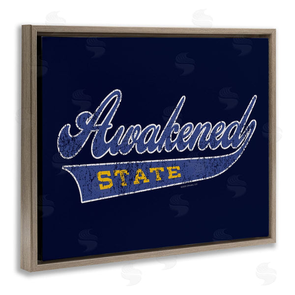 Stupell Industries Higher Learning/Life Is High | Awakened State Varsity Wall Art