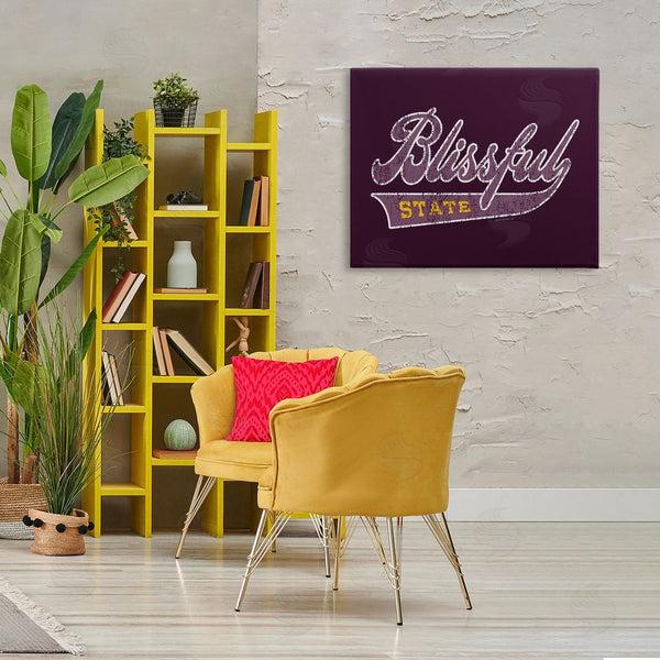 Stupell Industries Higher Learning/Life Is High | Blissful State Varsity Wall Art