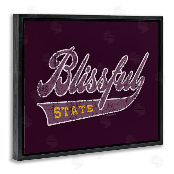 Stupell Industries Higher Learning/Life Is High | Blissful State Varsity Wall Art