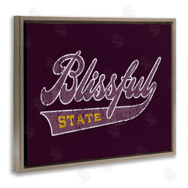 Stupell Industries Higher Learning/Life Is High | Blissful State Varsity Wall Art