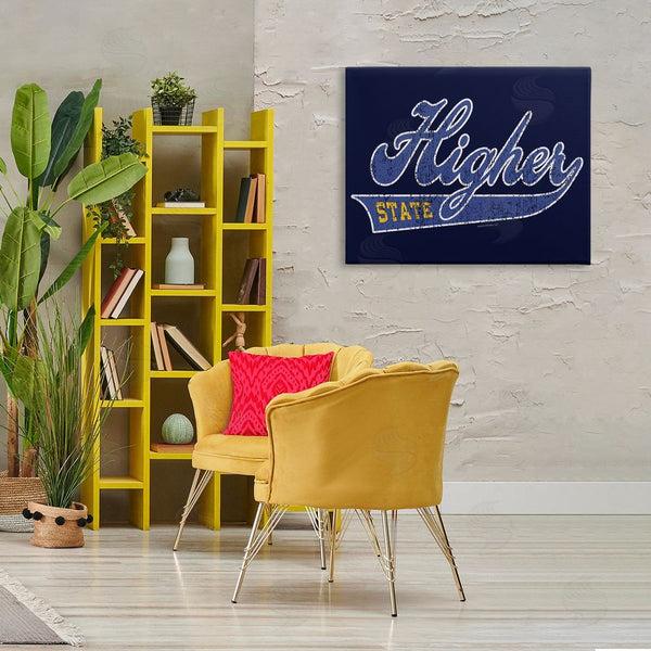 Stupell Industries Higher Learning/Life Is High | Higher State Varsity Style Wall Art