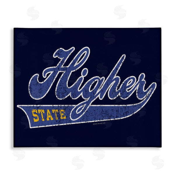 stupell industries Higher Learning/Life Is High | Higher State Varsity Style Wall Art