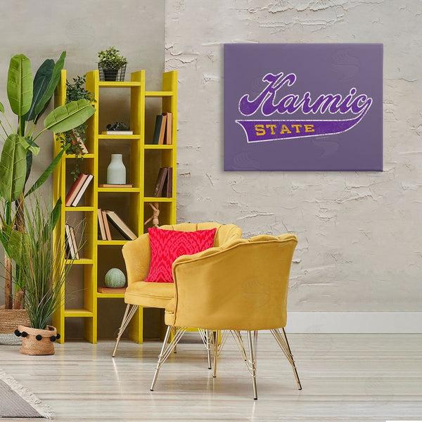 Stupell Industries Higher Learning/Life Is High | Karmic State Varsity Wall Art