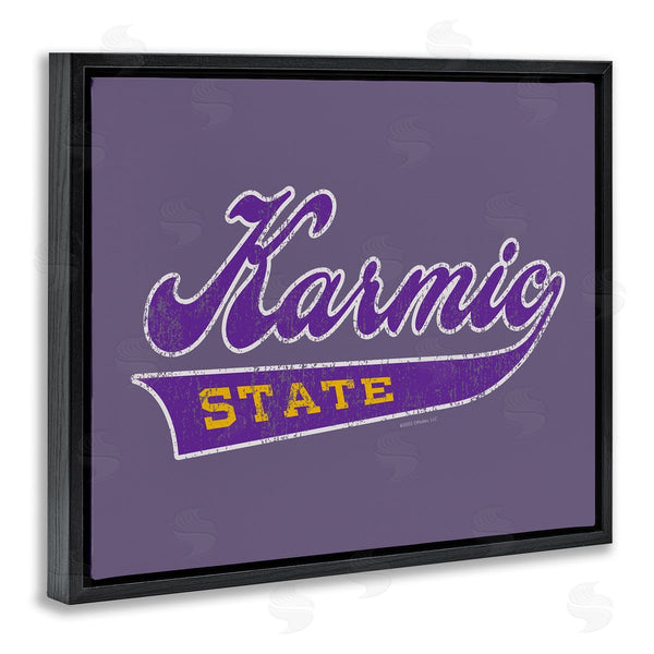 Stupell Industries Higher Learning/Life Is High | Karmic State Varsity Wall Art