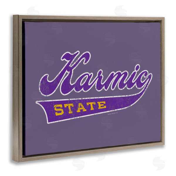 Stupell Industries Higher Learning/Life Is High | Karmic State Varsity Wall Art